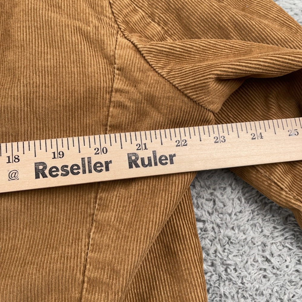 J Crew Blazer Mens Large Brown Vintage Cord Corduroy Blazer Sport Coat Academia - Picture 12 of 14